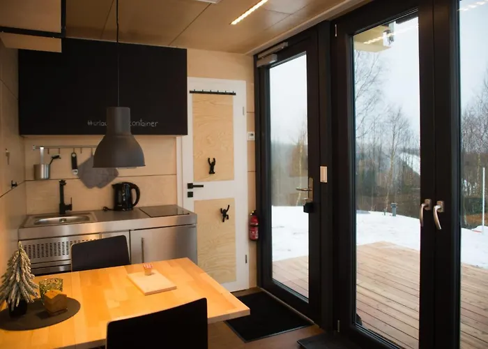 بيت خشبي Bergheim Container Loft Schöneck