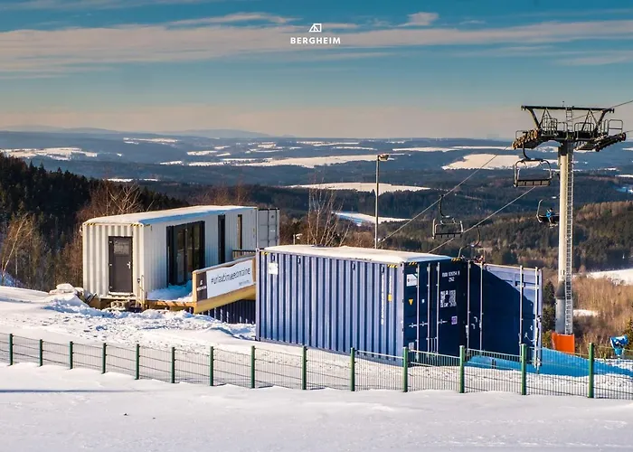 بيت خشبي Bergheim Container Loft Schöneck