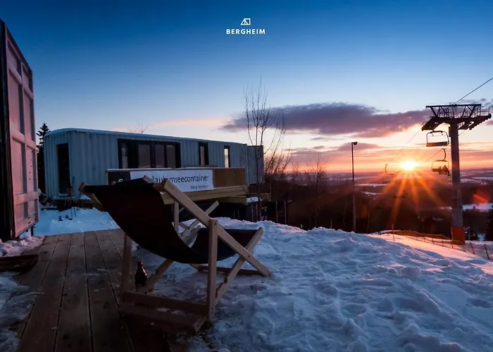 Bergheim Container Loft بيت خشبي Schöneck