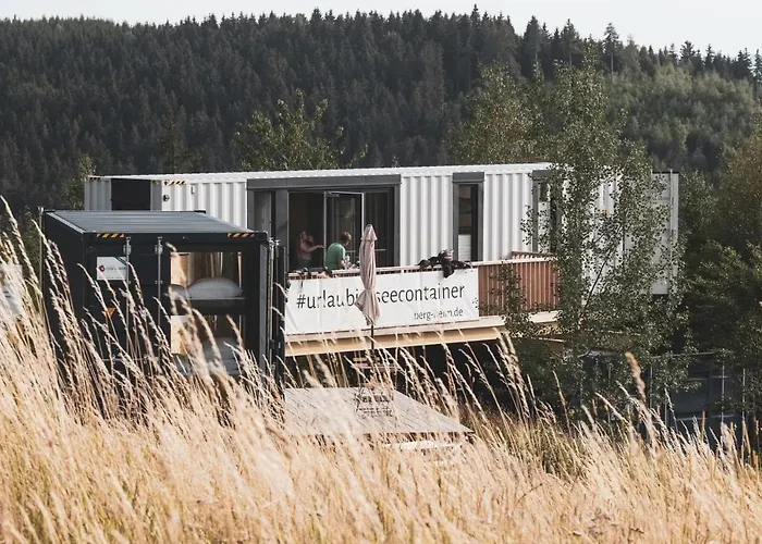 Bergheim Container Loft بيت خشبي Schöneck